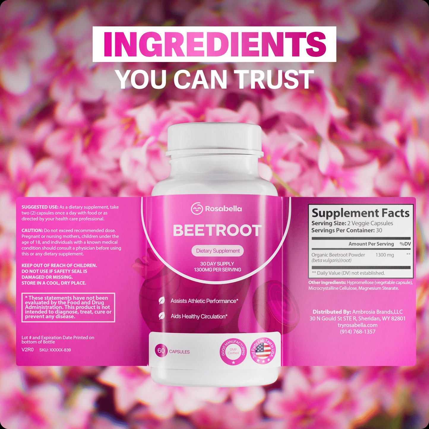 Nuevida Nutrient-Rich Beetroot Supplements