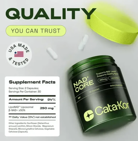 Cata Kor ‎Anti-Aging NAD+ Core Supplement